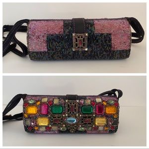 Mary Frances Embellished Beaded Designer Handbag